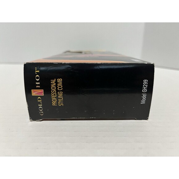 Gold N Hot Professional 24K Gold Pressing & Styling Comb GH299 - NEW IN BOX - Picture 4 of 6